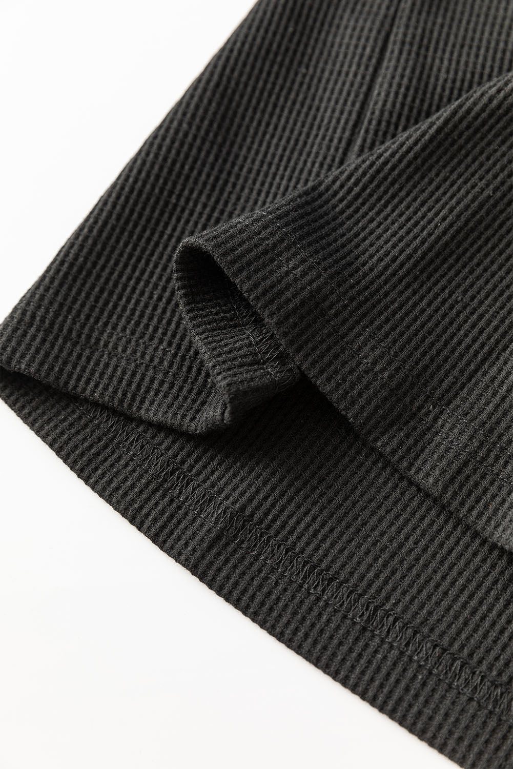 Black Sequin Patchwork Lantern Sleeve Blouse - Velvet Stardust Co.