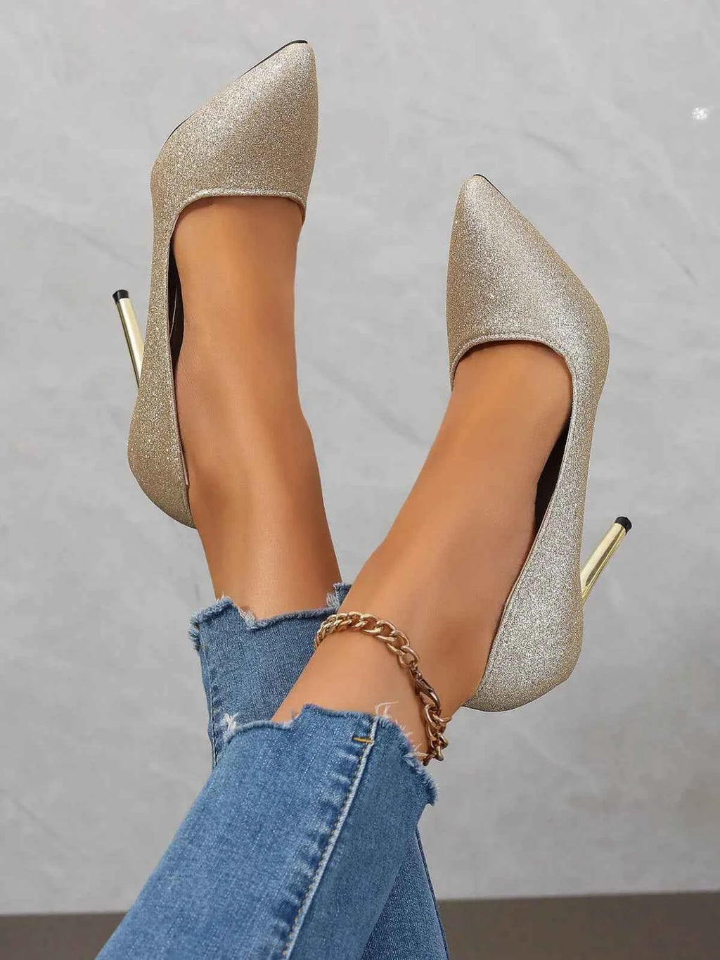 Point Toe Stiletto Pumps