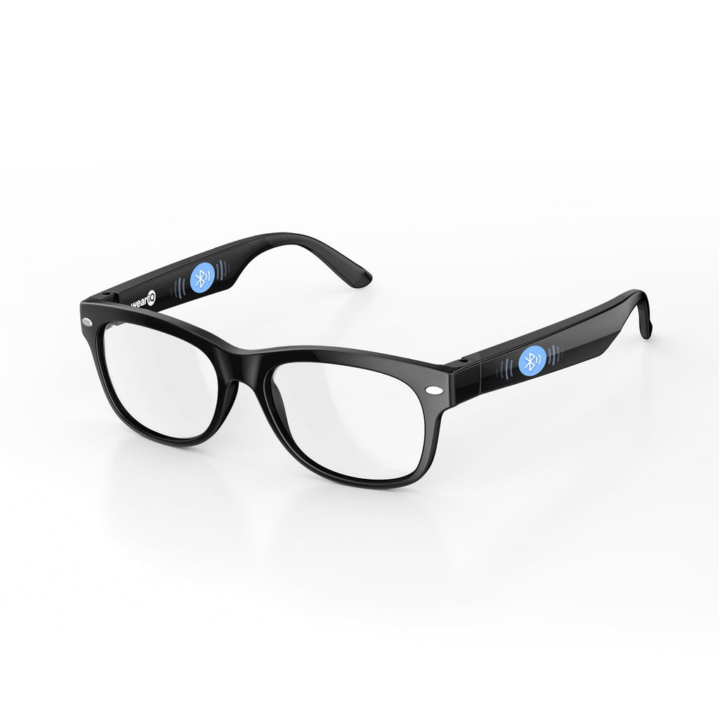 Classic Shiny Black – weariQ Bluetooth Smart Glasses