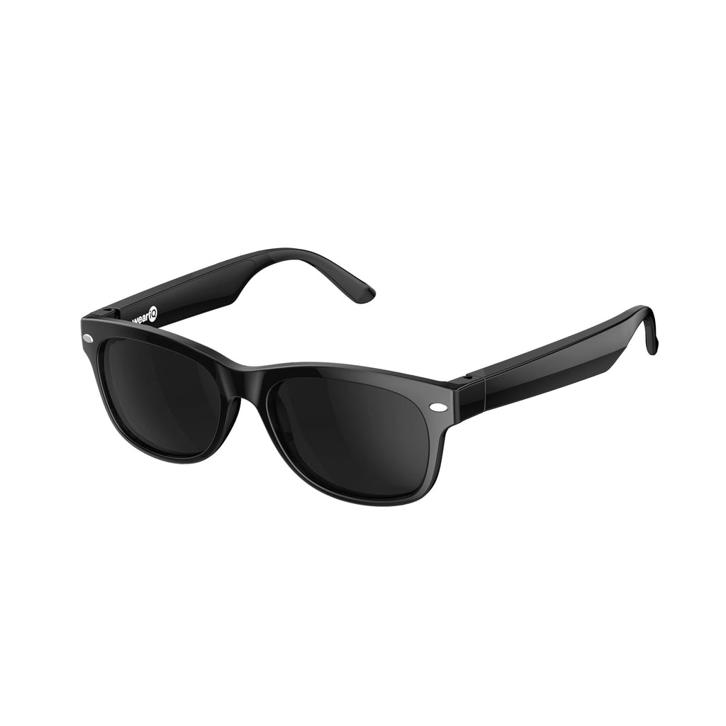 Classic Shiny Black – weariQ Bluetooth Smart Glasses