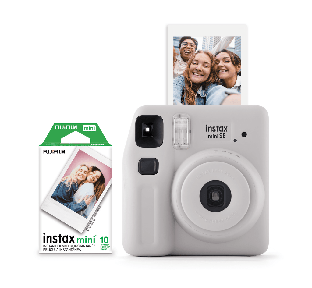 Fujifilm Instax Mini SE Instant Camera + 10-Pack Film – Pink Edition