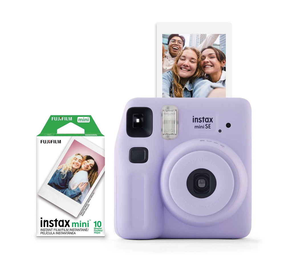 Fujifilm Instax Mini SE Instant Camera + 10-Pack Film – Pink Edition