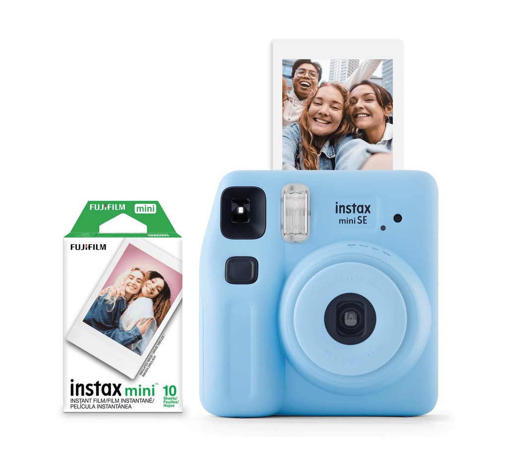Fujifilm Instax Mini SE Instant Camera + 10-Pack Film – Pink Edition