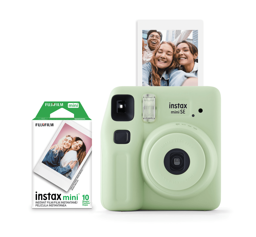 Fujifilm Instax Mini SE Instant Camera + 10-Pack Film – Pink Edition