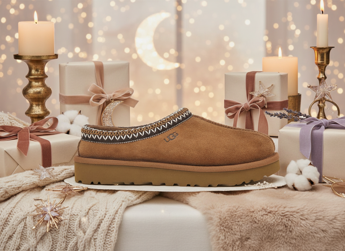 UGG® Tasman Slipper – Chestnut Suede