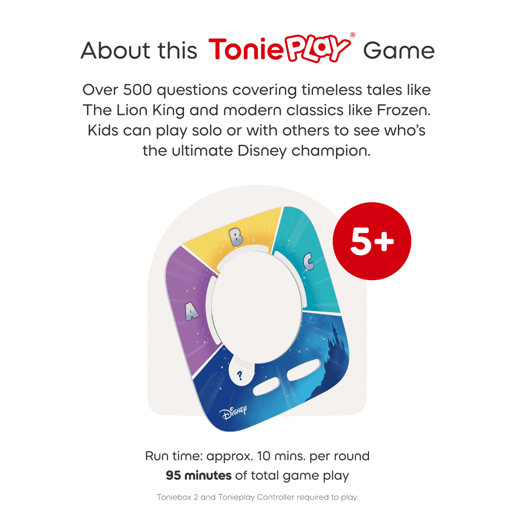 Toniebox™ 2 Audio Player Gift Bundle – Cloud Pink Edition with Moana & Disney Quiz Kingdom
