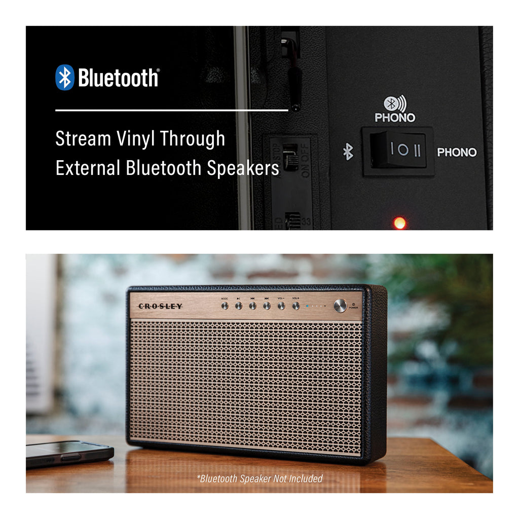 Crosley Cruiser Premier Vinyl Record Player with Speakers & Bluetooth
🎧 Vintage soul. Modern sound