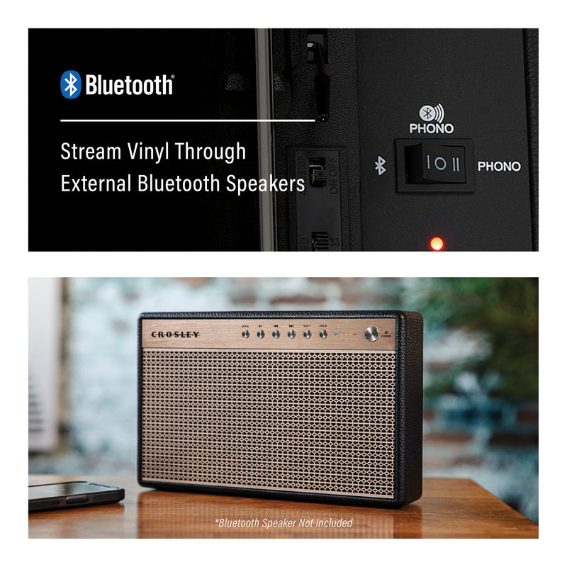 Crosley Cruiser Premier Vinyl Record Player with Speakers & Bluetooth
🎧 Vintage soul. Modern sound