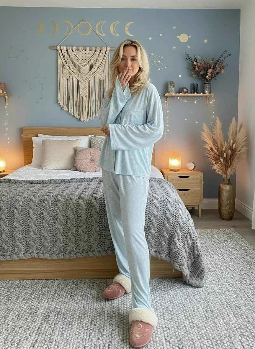 Floral Print Relaxed Fit Top and Pants Lounge Set - Velvet Stardust Co.