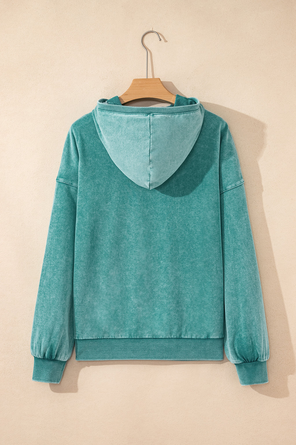 Cozy Mineral Wash Half Zip Hoodie