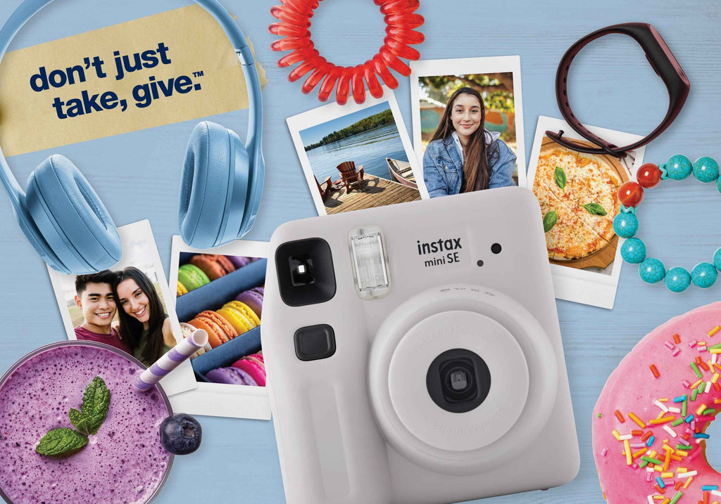 Fujifilm Instax Mini SE Instant Camera + 10-Pack Film – Pink Edition