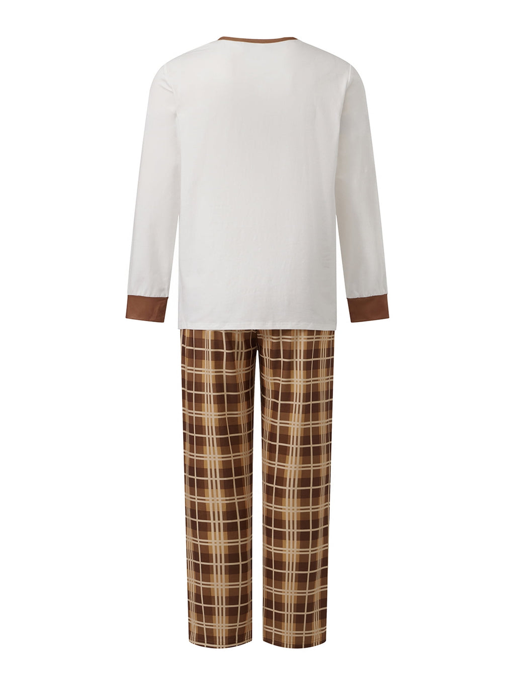 Jaweiwi Family Matching Christmas Pajama Set – Cozy Reindeer Plaid Sleepwear for the Holidays
