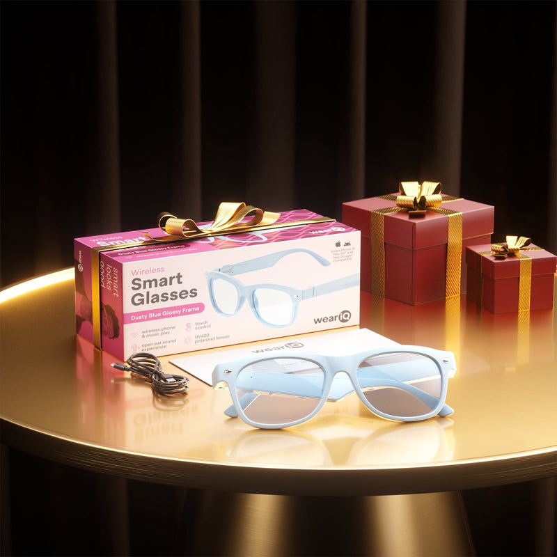 Classic Shiny Black – weariQ Bluetooth Smart Glasses