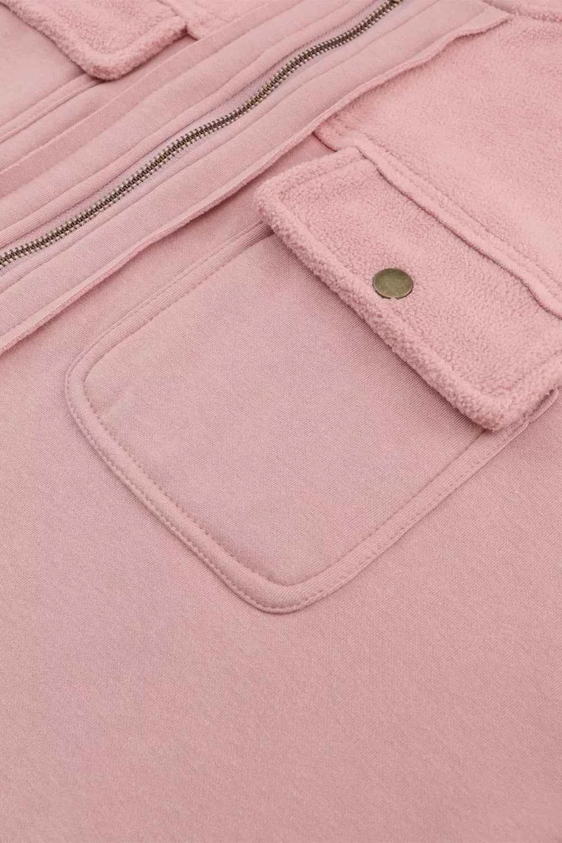 Casual Zip Up Jacket with Pockets