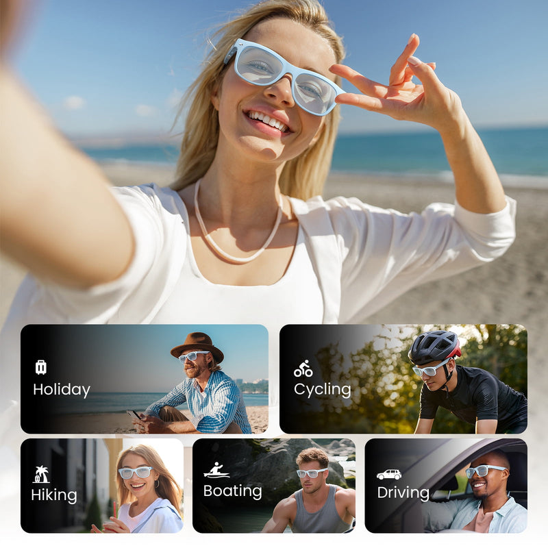 Classic Shiny Black – weariQ Bluetooth Smart Glasses