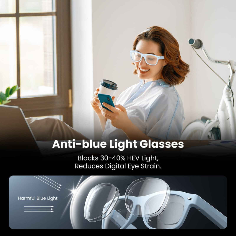 Classic Shiny Black – weariQ Bluetooth Smart Glasses