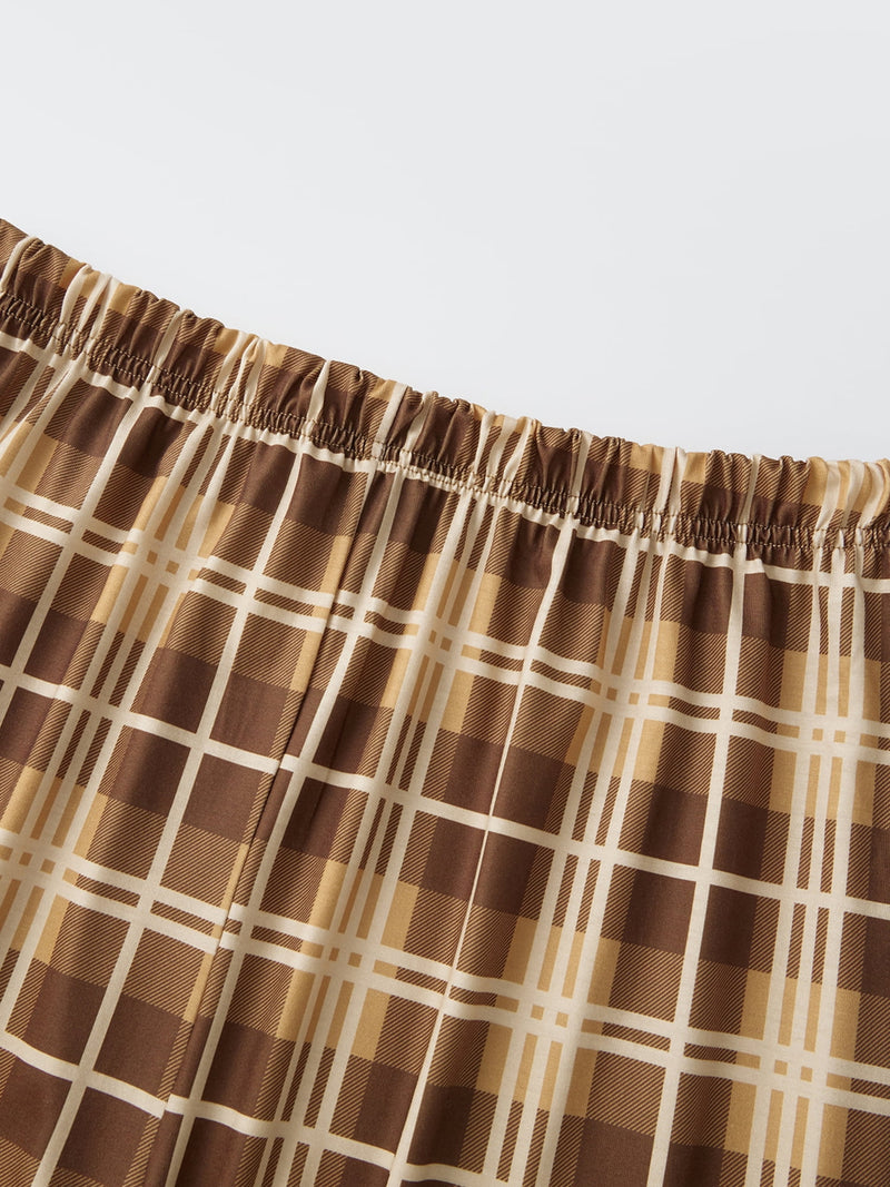 Jaweiwi Family Matching Christmas Pajama Set – Cozy Reindeer Plaid Sleepwear for the Holidays