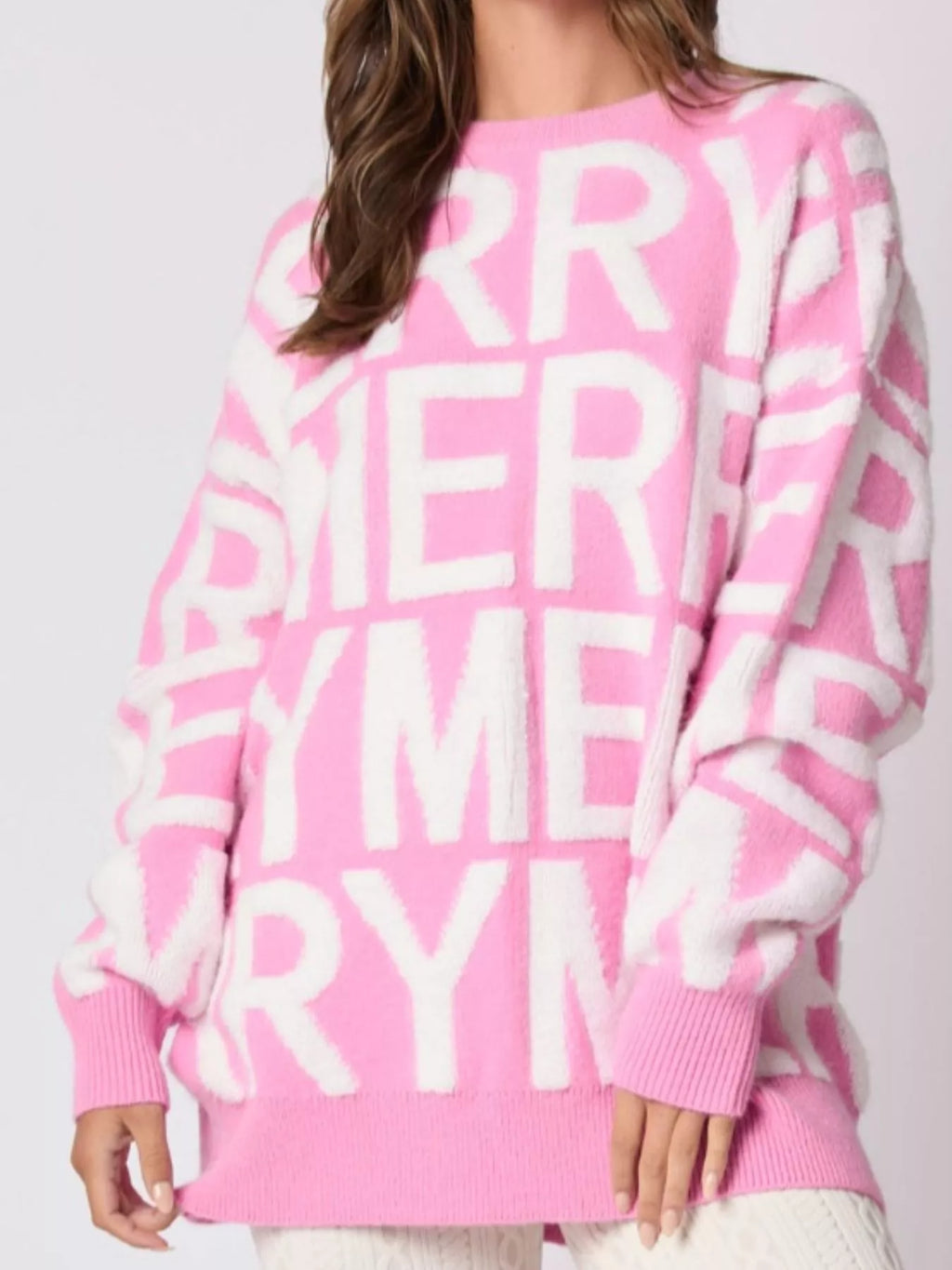 Christmas Merry Festive Holiday Sweater - Velvet Stardust Co.