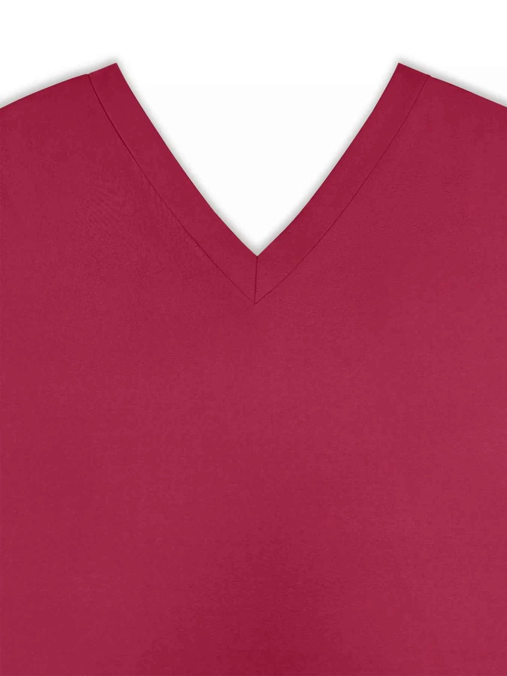 V-Neck Top and Wide Leg Pants Two-Piece Set