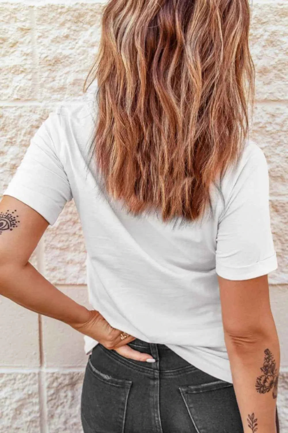 Western Aztec Horse Graphic Tee - Velvet Stardust Co.