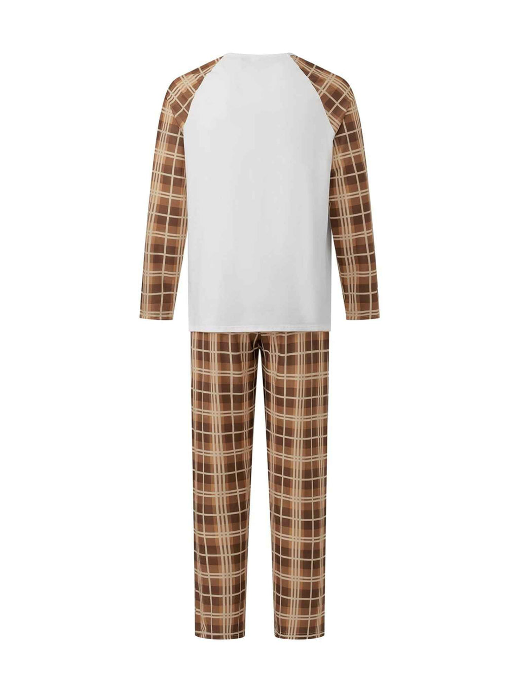 Jaweiwi Family Matching Christmas Pajama Set – Cozy Reindeer Plaid Sleepwear for the Holidays