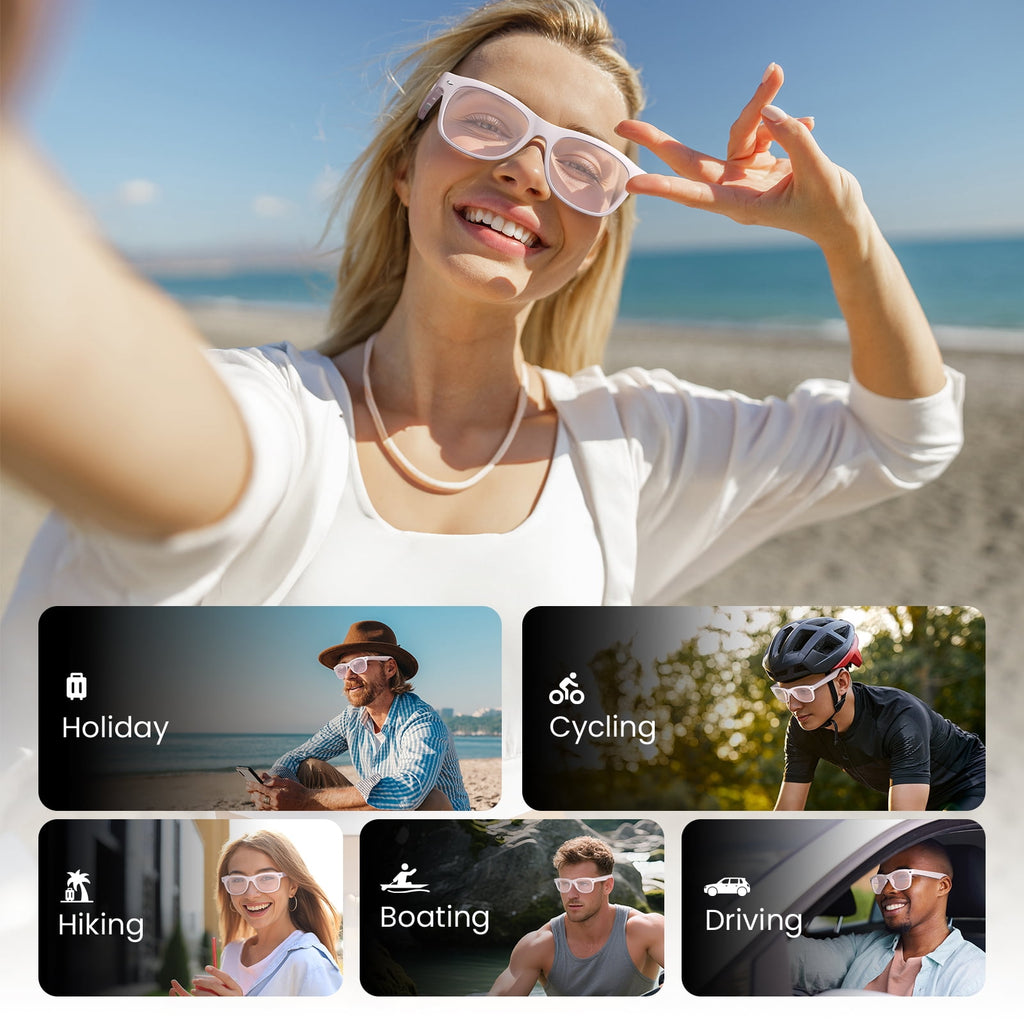 Classic Shiny Black – weariQ Bluetooth Smart Glasses