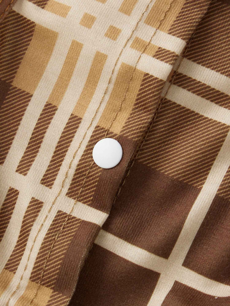 Jaweiwi Family Matching Christmas Pajama Set – Cozy Reindeer Plaid Sleepwear for the Holidays